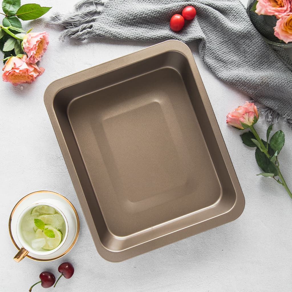 Square Ovenware - Durable Carbon Steel Material & High-quality Non-stick Coating BH6988