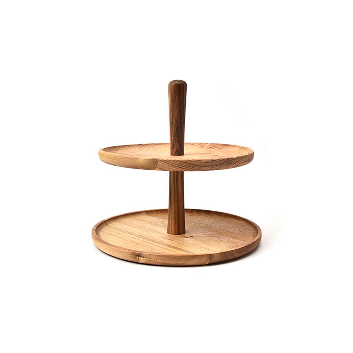 Wooden Dessert Tray - Cake Stand , Candle Holder Tray and Holiday Decorations BH5592