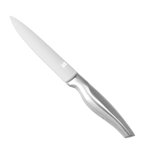 5" Utility Knife - Steel Handle Cutlery with Satin Polishing BH6506