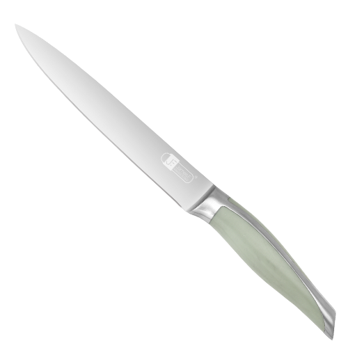 7.5'' Steel Carving Knife & Slicing Knife - Non-slide and Comfortable Handle in Satin Finished BH6407